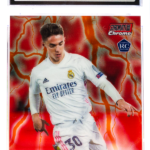 2020-21 Topps Stadium Club Chrome UCL - Sergio Arribas 85 - Red Orange Electric /2 - CSG 10