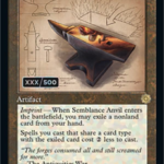 Semblance Anvil (Schematic) (Serial Numbered) - The Brothers' War: Retro Frame Artifacts (BRR)