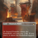 Sacred Foundry (Borderless) - Ravnica Remastered (RVR)