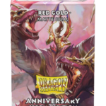 Dragon Shield Sleeves: Anniversary Special Edition - Red Gold Dual Matte (Box of 100)