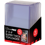 Ultra PRO 3" x 4" Super Thick 180pt Toploaders (10 Pack)