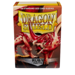 Dragon Shield Sleeves: Ruby Matte (Box Of 100)