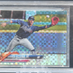2018 Topps Chrome Update - Ronald Acuna Jr HMT31 - X-Fractors /99 - BGS 9.5