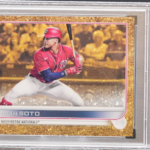 2023 Topps Gilded - Juan Soto 143 - Mini Diamond Gold Etch /50 - PSA 10