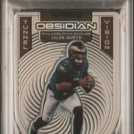 2021 Panini Obsidian - Jalen Hurts TV-7 - Tunnel Vision Contra - PSA 9