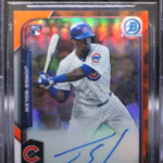 2015 Topps Bowman - Jorge Soler  BCARJS - Orange Refractor Auto /25 - Beckett 9.5 / 10