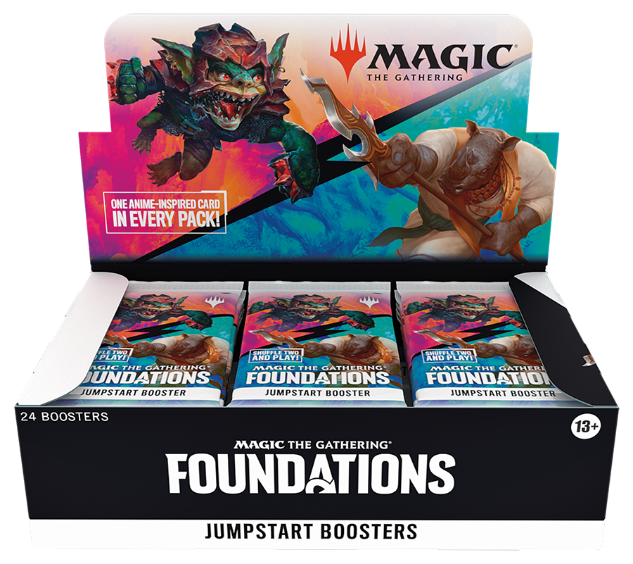 MTGFND_EN_DspBx_Jmp_01_02_1024x1024.png Magic: The Gathering - Foundations - Jumpstart Booster Box - Image 1