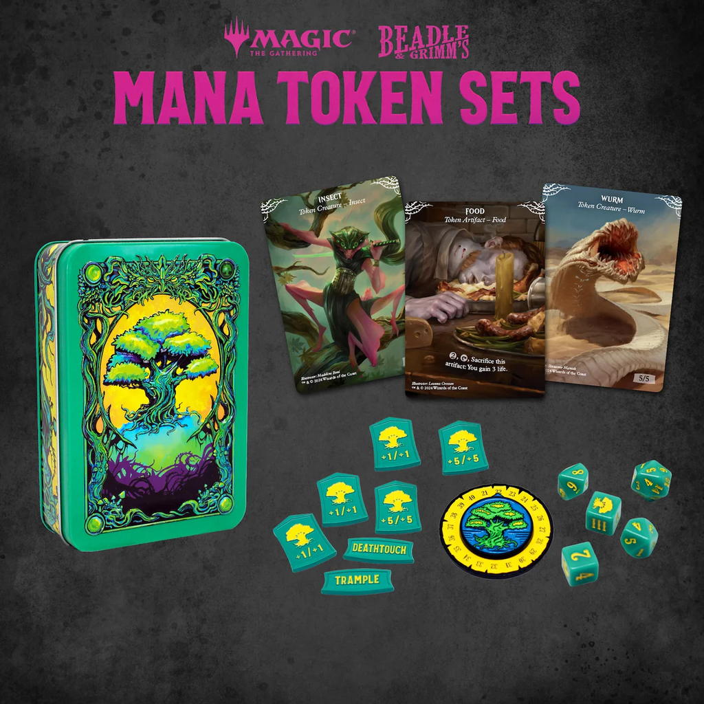 MTGManaTinsnewmarketingimages_28_1024x1024.png MTG: Green Mana Metal Token Set - Beadle & Grimm's - Image 1