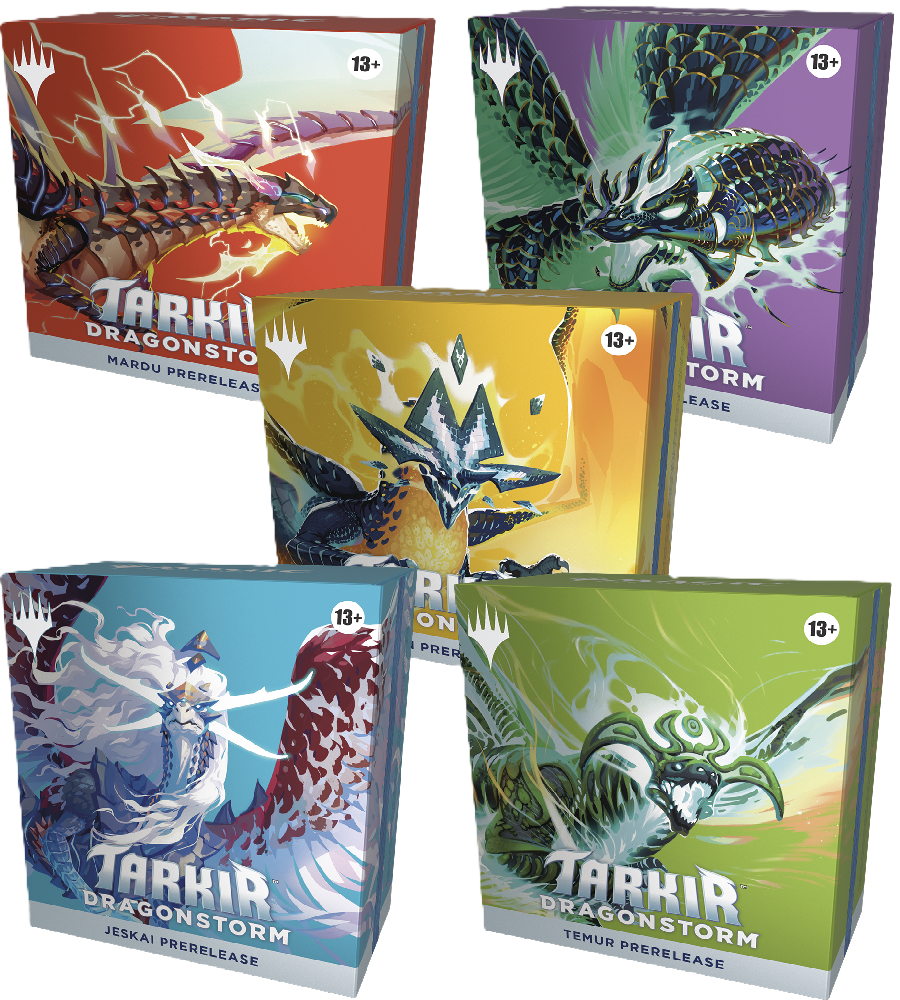 Prereleasecombo_1024x1024.png Magic: The Gathering - Tarkir: Dragonstorm - Prerelease Pack - Image 1