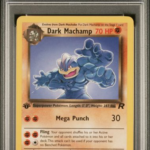 Dark Machamp (10) (1st Edition) - Team Rocket (TR) - 2000 Pokemon - PSA 10