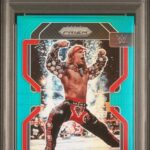 2022 Panini Prizm WWE - Shawn Michaels 199 - Teal /49 - PSA 9
