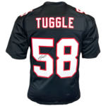 Jessie Tuggle Autographed Jersey JSA Authenticated