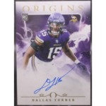 2024 Panini Origins Football - Dallas Turner -  On Card Auto