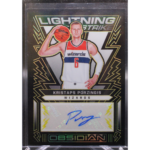 2021-22 Panini Obsidian - Kristaps Porzingis LSS-KPZ - Electric Etch Auto Yellow /10