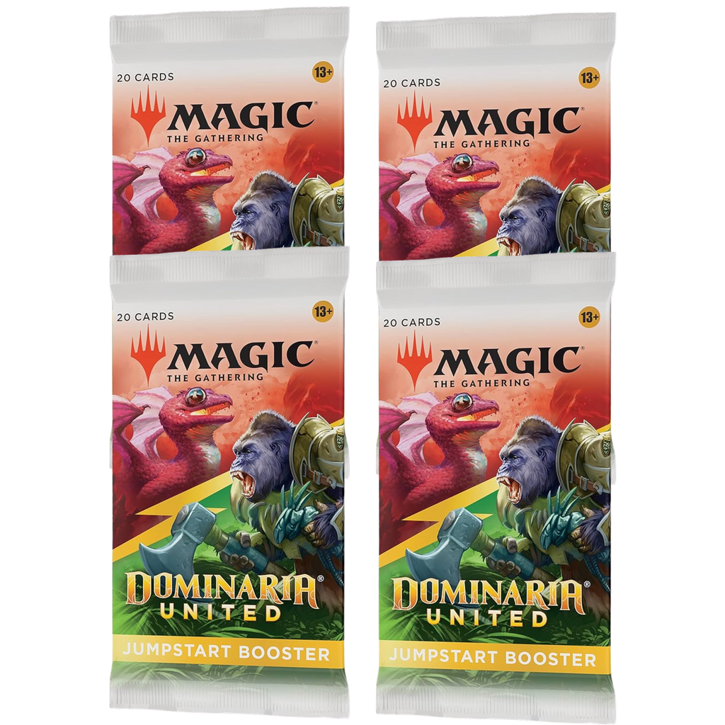 WebsiteImageUploads-12_1024x1024.png 4 Pack Bundle - Dominaria United Jumpstart Booster - Magic The Gathering - Image 1