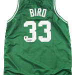 Larry Bird Signed Autographed Custom Jersey (Beckett)