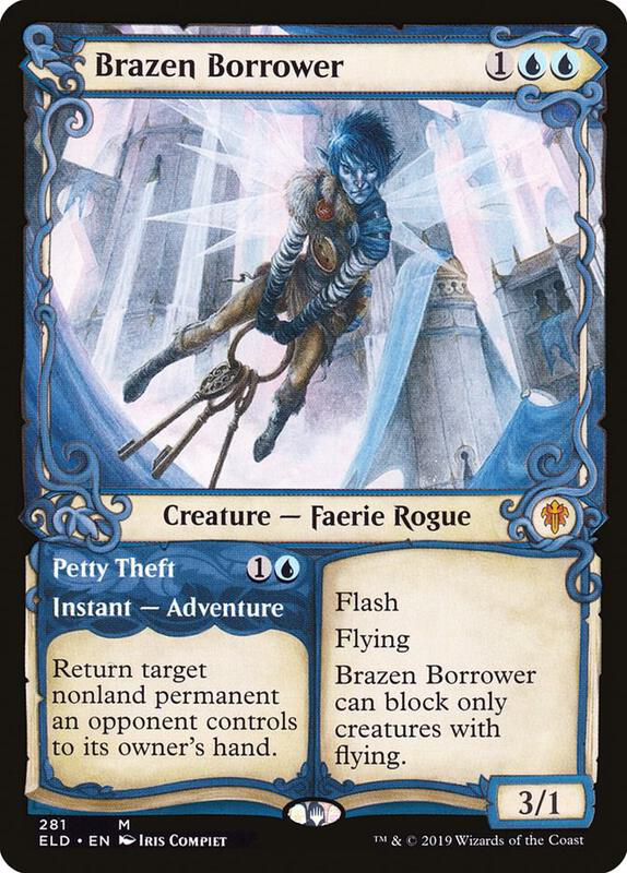 brazenbfoil_1024x1024.png Brazen Borrower (Showcase) - Throne of Eldraine (ELD) - Image 1