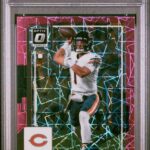 2022 Panini Donruss Optic - Justin Fields 33 - Pink Velocity - PSA 10
