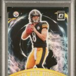 2022 Panini Optic Football - Kenny Pickett WHR-1 - White Hot Rookies Gold /10 - PSA 9