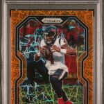 2020 Panini Prizm - Deshaun Watson 74 - Lazer Prizm - PSA 9