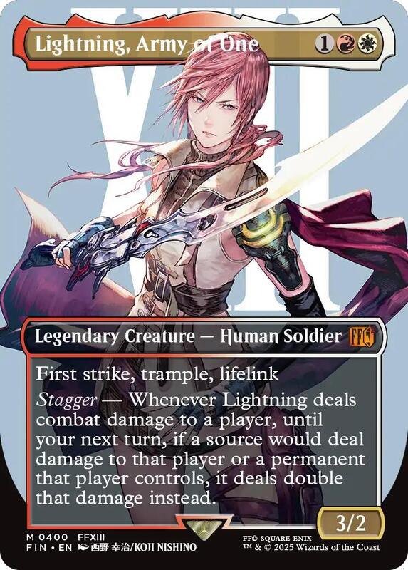 lightningbroderless_1024x1024.png Lightning, Army of One (Borderless) (0400) - Final Fantasy (FIN) - Image 1
