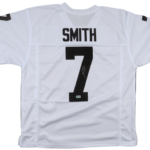 Geno Smith Autographed Signed Raiders Football Jersey (Beckett)