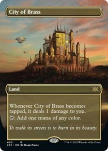 t276897_1024x1024.png City of Brass (Borderless) - Double Masters 2022 (2X2) - Image 1