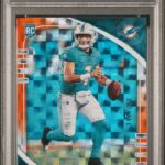 2020 Panini Absolute - Tua Tagovailoa 194 - Orange Mosaic /149 - PSA 9