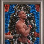 2023 Panini Select UFC - Jailton Malhadinho 104 - Blue Undercard /49 - PSA 10