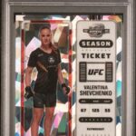 2023 Panini Chronicles UFC Valentina Shevchenko Cracked Ice Parallel  25/25 PSA 10