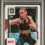 2023 Panini Donruss Optic UFC - Valentina Shevchenko 77 - White sparkle - PSA 8