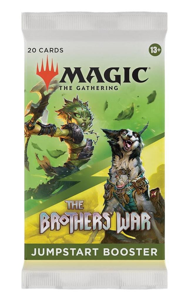websiteimages_43_7a6cb712-9296-437c-86c2-33e959f9abd2_1024x1024.png The Brothers' War Jumpstart Booster Pack - Magic: The Gathering - Image 1